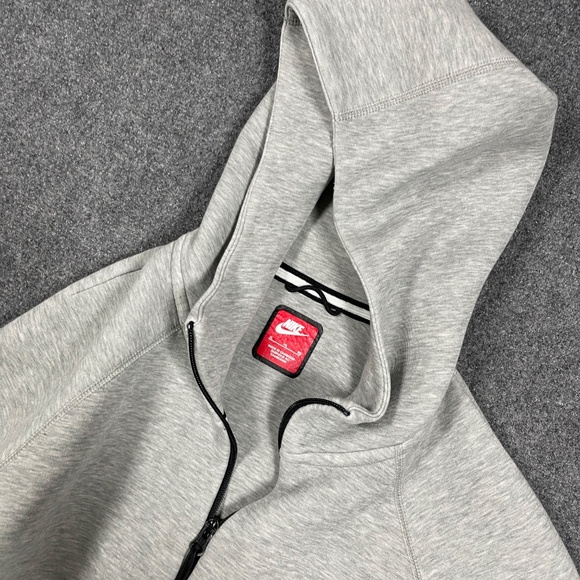 Nike Tech Fleece Jacket Mens XL Gray Zip Up Hoodie 0848 - Picture 3 of 9